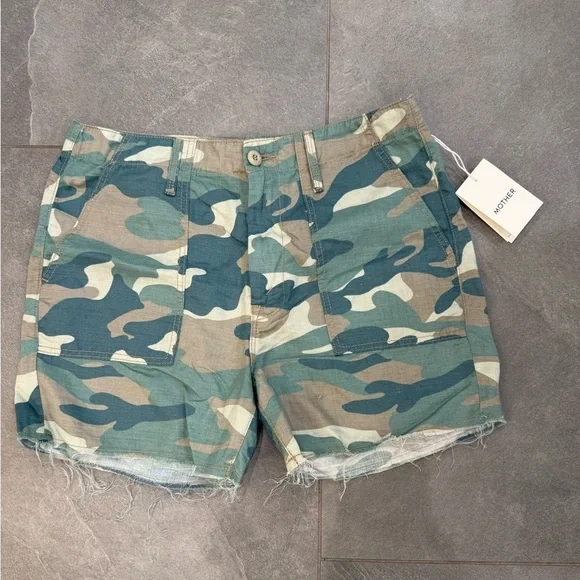 MOTHER NEW The Shaker Chop Camouflage utility cargo Shorts size 29 NWT - Picture 5 of 15